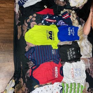 Bundle $20 boy baby clothes sizes vary